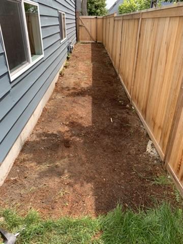 White Center side-yard renovation and prep